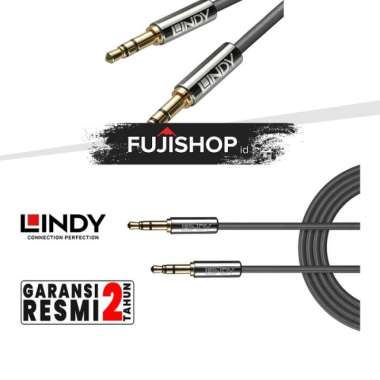 Lindy Audio Stereo Cable 3.5mm Male to Male 2M Cromo Lindy 35322