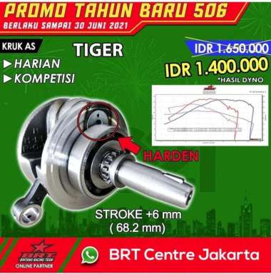 Super Crankshaft BRT Kruk As Tiger