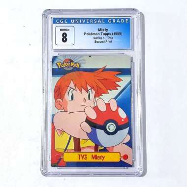 Misty TOPPS Series 1 TV3 CGC 8 - Graded Pokemon Card TCG