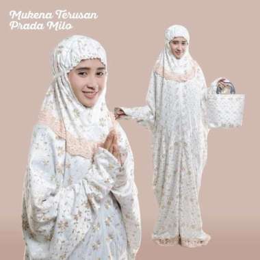 PUSAT GROSIR MUKENA TERUSAN PRADA ( MILO )