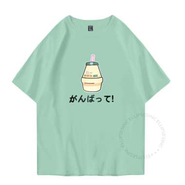 ELLIPSESINC Kaos Oversize Pria Wanita Sage Green x Army Green BANANA MILK L SAGE GREEN