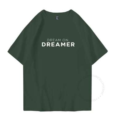 ELLIPSESINC Kaos Oversize Pria Wanita Sage Green x Army Green DREAMER XXXL ARMY GREEN