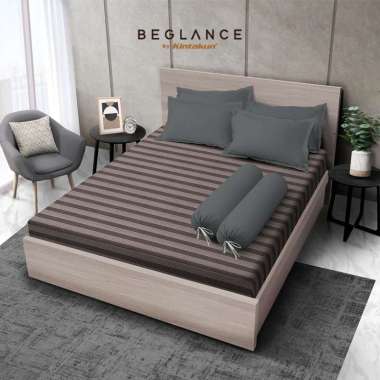 Kintakun Sprei Premium Beglance Microtex Tinggi 30cm Size 160 / 180 / 200 Motif Della Minimalis 160 