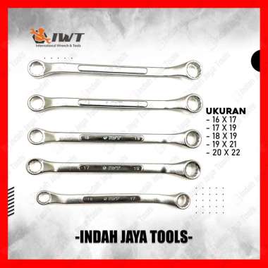 IWT Kunci Ring x Ring 16 17 18 19 20 21 22 mm Satuan Ring Wrench 18 X 19 MM