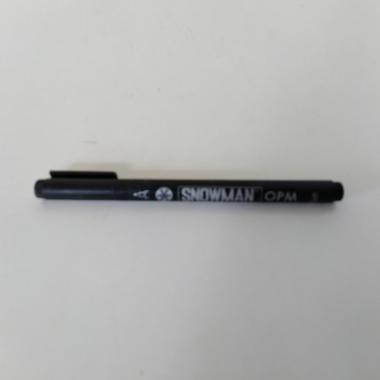 Snowman Spidol Permanen OPM Medium Hitam