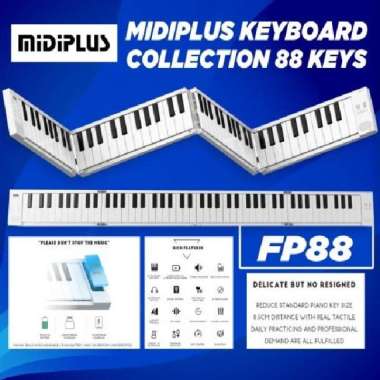Midiplus FP88 Folding Piano Lipat 88 Keys Keyboard Midi Controller