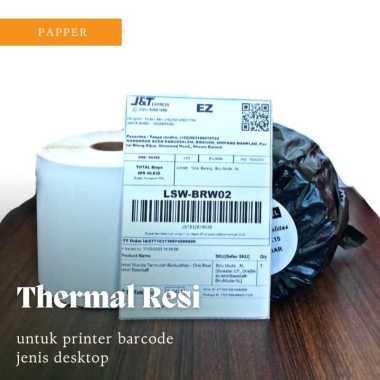 Thermal resi/label printer barcode jenis desktop
