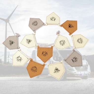 Bendera Motif Pentagonal Flags Camping Outdoor Hiasan Dekorasi Tenda