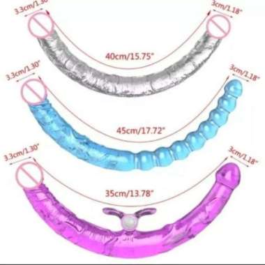alat bantu pijat double kepala elastis silikon / alat pijat kesehatan