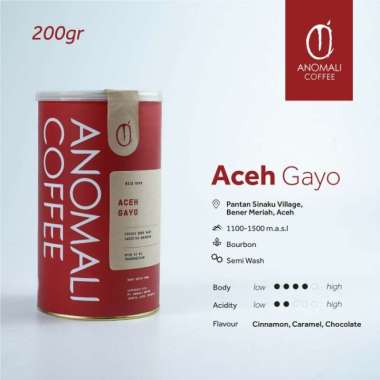 Machiato Anomali Coffee Biji Kopi Aceh Gayo - Medium Whole Beans