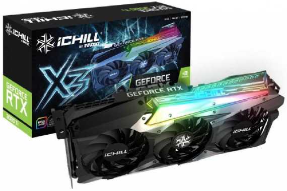 VGA INNO3D GEFORCE RTX 3080Ti 3080 Ti ICHILL X3 12G VGA ONLY