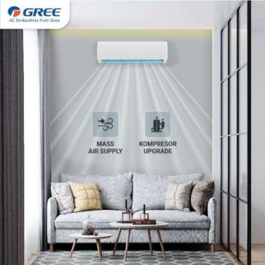 AC GREE 2PK Standard Series GWC18M005S (PALEMBANG ONLY) GWC-18M005S