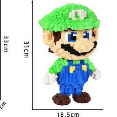 Mainan Lego Mario Bros Per Kotak Baru Hijau