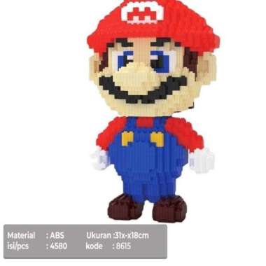 Mainan Lego Mario Bros Per Kotak Baru Merah