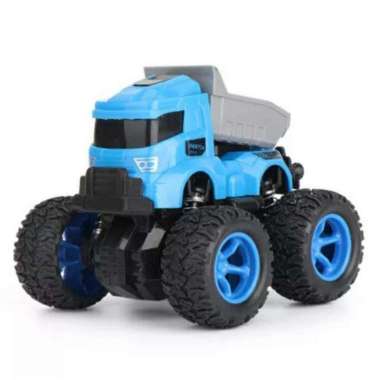 Mainan Mobil Truk Sampah Dump Truk Biru