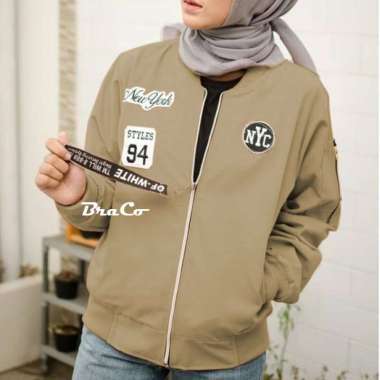 Jual Jaket Bomber Wanita Harga Terbaru Agustus Blibli Com