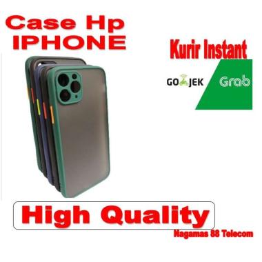 CASE HP HARD SOFT DOVE IPHONE 11 6.1 IP 11 PRO X XR MATTE TRANSPARAN 1A HITAM Apple iPhone XR