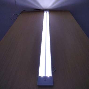 Lampu LED Strip Dobel Aquarium Aquascape 1 Meter Bonus Hook Gantungan Lampu random