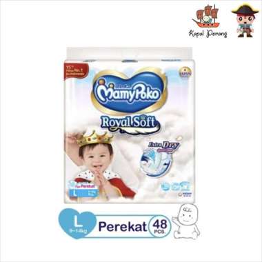MamyPoko Open Extra Dry Popok Bayi [L/ 48 pcs]