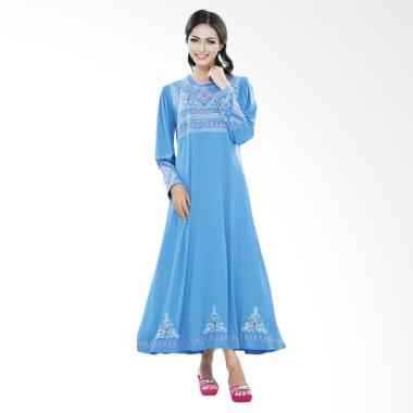 Azzura 505-30 Long Dress Muslim Wanita - Biru
