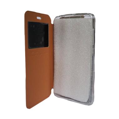 Delkin Flip Cover Casing for Android One X - Gold