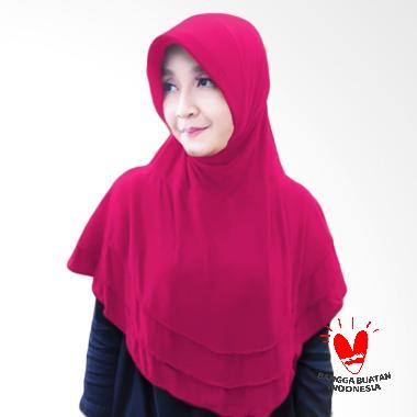Milyarda Hijab Bergo Plat Kerudung Instant - Pink