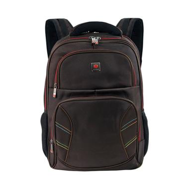 Polo Classic 18077-21 Backpack + Rain Cover - coffee