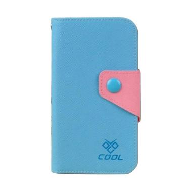OEM Rainbow Flip Cover Casing for Lenovo P70 - Biru