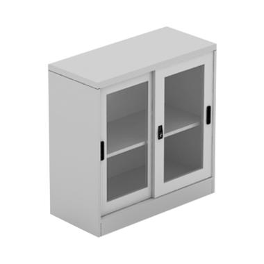 Prissilia M 38-B Minimalis Lemari Besi - Grey