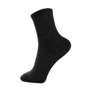 Elfs Shop Simple Cotton Kaos Kaki - Abu Tua