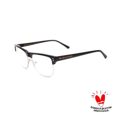 Wakatobi Eyewear Komodo Black Frame Kacamata Pria