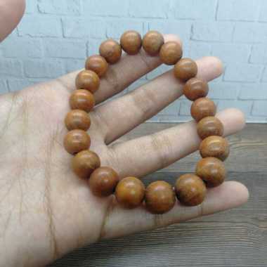 gelang kayu secang bajaka D251 merah