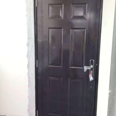 Pintu Baja Fortress JBS Urban 90 Kamar Utama Rumah Coklat