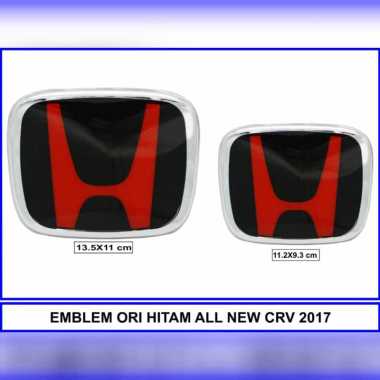Emblem Logo Honda Depan Belakang Hitam Mobil All New CRV 2017