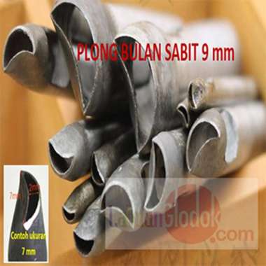 Plong Kulit Kertas bentuk Bulan Sabit 9mm/Plong bulan sabit/Plong 9mm/Pembolong Bulan Sabit 9mm