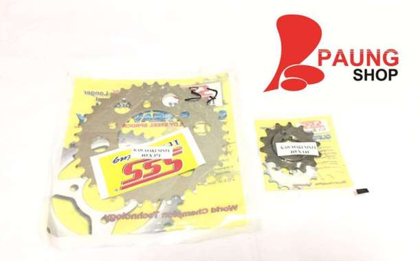 Gear-Gir Depan Belakang SSS Ninja 415 36T-40T CHROME