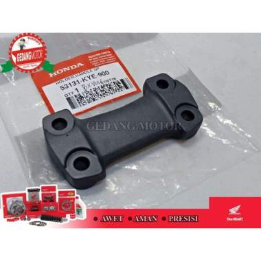 Honda Genuine Part Klem Tahanan Stang Stir Megapro Raiser Mega Pro Ori KYE Black
