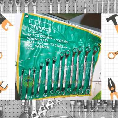 Kunci Ring set 12pcs tekiro perak