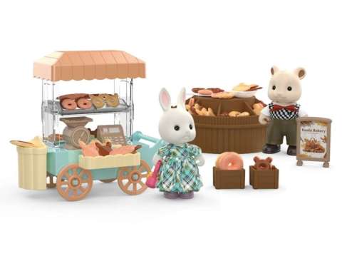 Koala Diary Bakery Cart Doll House mainan edukasi rumah boneka anak