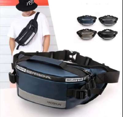 WATCHKITE ™ • HAOSHUAI 1100-6 ORIGINAL WaistBag Tas Selempang Anti Air Bronze