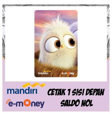 Kartu Etoll MANDIRI eMoney Kartun Anime Angry Birds Hatchlings Lucu 36 Kartun Anime e money e-Toll V