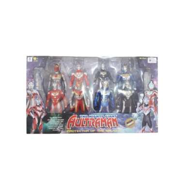 Mainan Robot Ultraman Isi 8pcs / Mainan Anak Cowok / The Mighty Giant Ultraman / BP9565