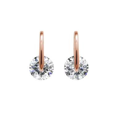 Classy Earrings - Anting Crystal by Her Jewellery Rose Gold