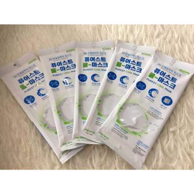 Masker Purest Cool Mask 3D Korea 3Ply - White