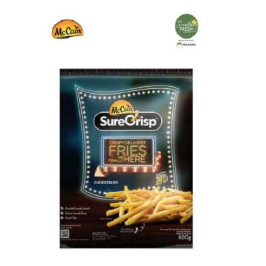 Kentang McCain Pretty Pack SureCrisp 6/6 Shoestring Coated (800Gr)