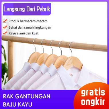 Jual Gantungan Baju Kayu Terbaru Harga Murah Blibli Com