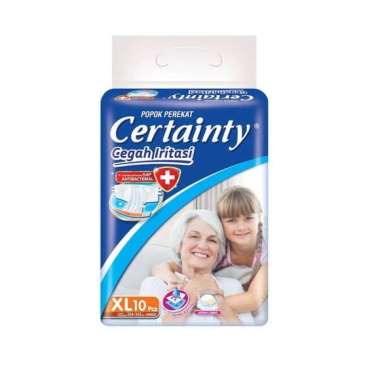 Promo Harga Certainty Adult Diapers XL10 10 pcs - Blibli