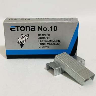 ISI HEKTER ETONA NO.10 / REFILL STAPLES ETONA NO.10 / ISI STAPLES ETONA / NO 10-1M / 1000pcs