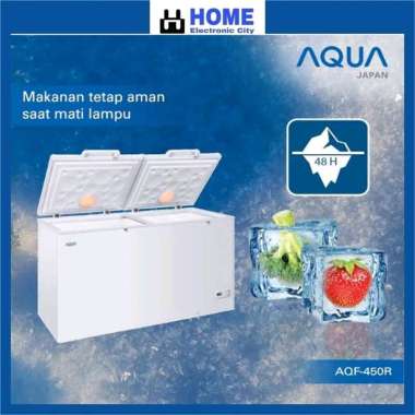 Aqua AQF-450R Box Chest Freezer [429 L] Garansi Resmi PUTIH