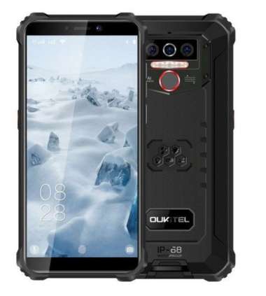 Wp5 OUKITEL 5.5 inci IP68 IP69K 8000mAh tahan air tahan banting Merah